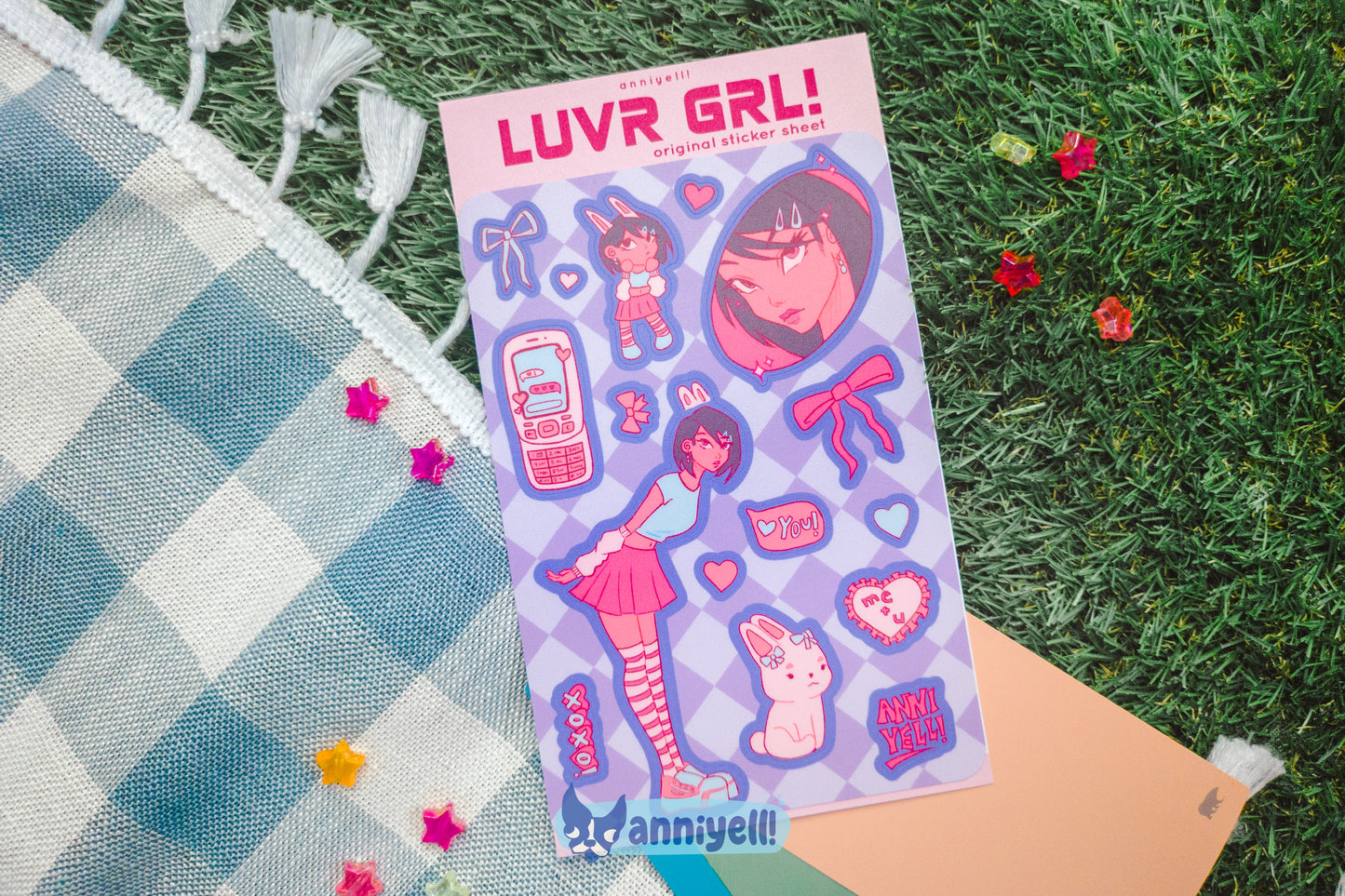 LUVR GRL! Sticker Sheet