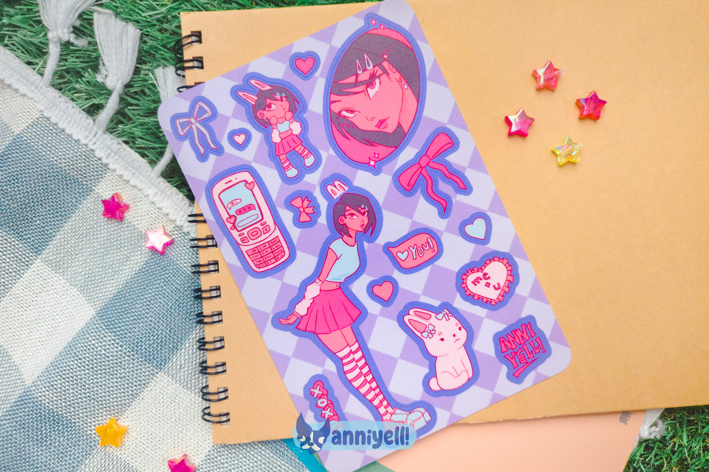 LUVR GRL! Sticker Sheet