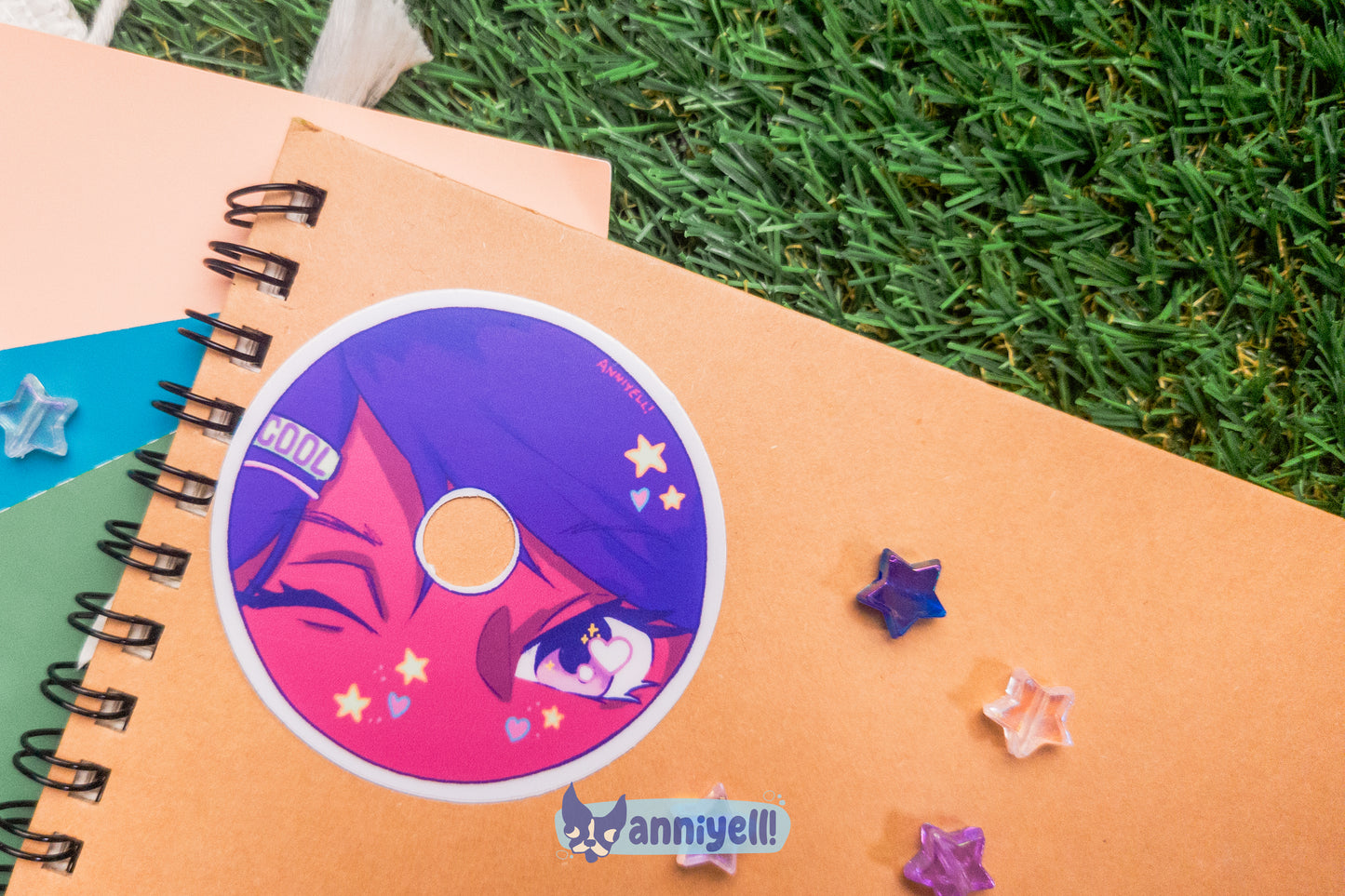 cd wink Die-Cut Sticker