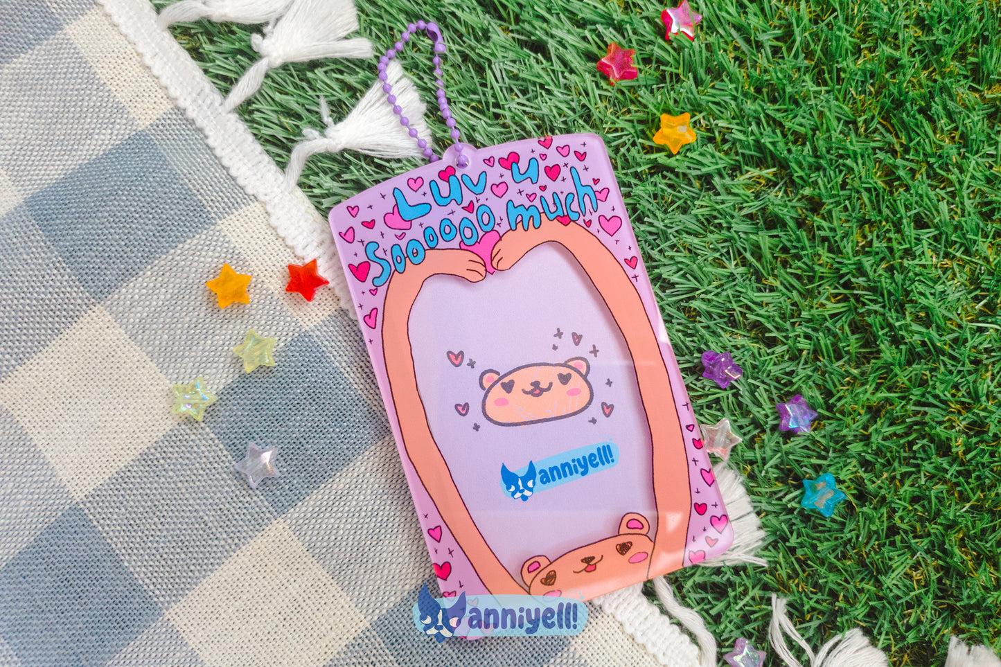 Luv u soooooo much Acrylic Photocard Holder