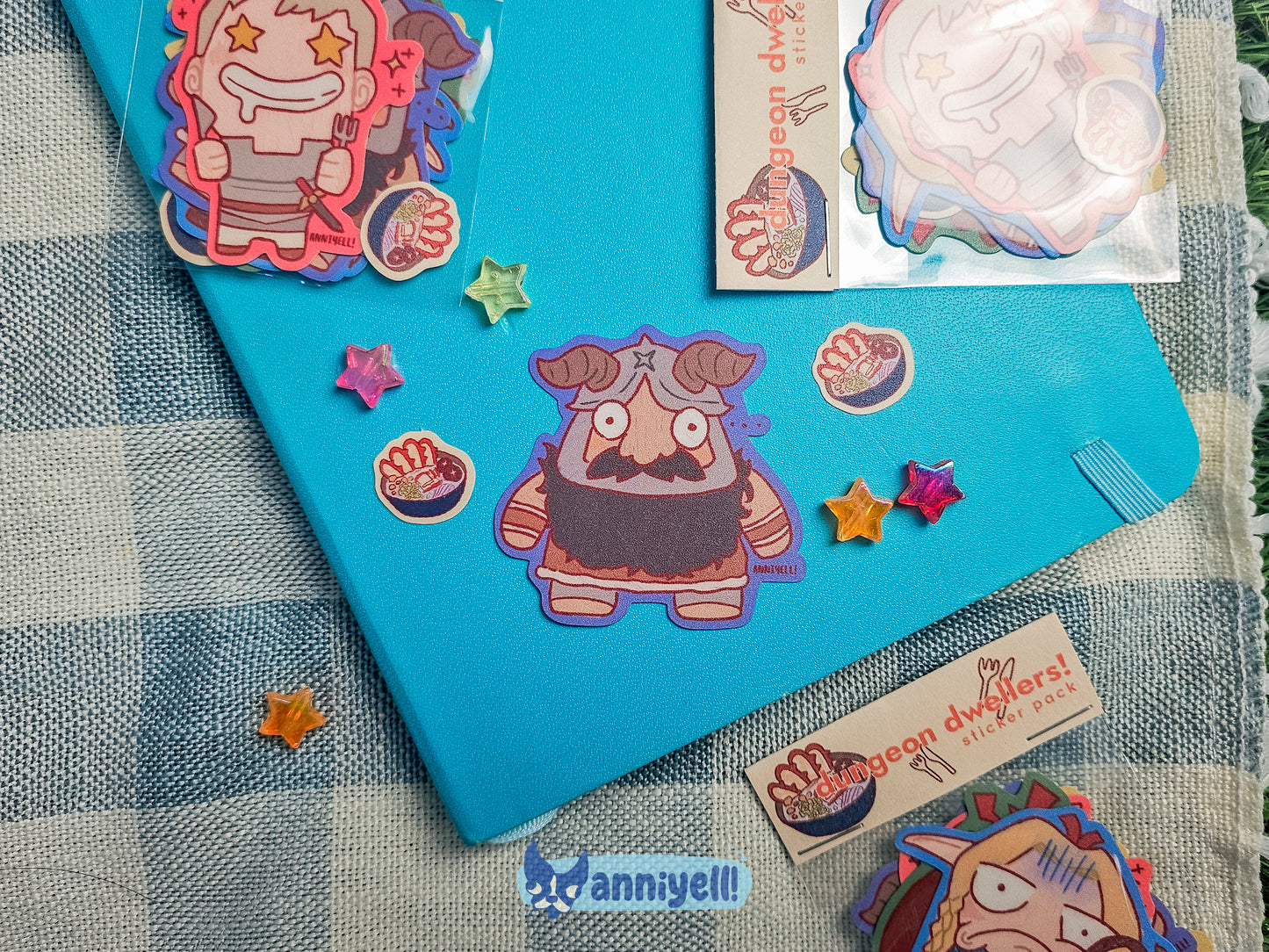 dungeon dwellers! Sticker Pack