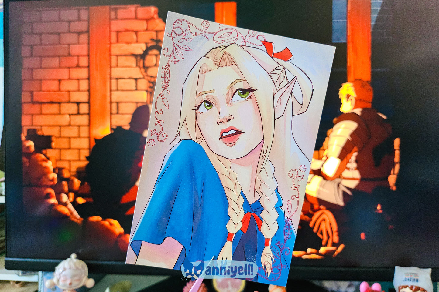 marcille Postcard Mini Art Print