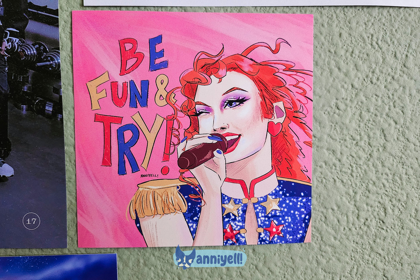 be fun and try chappell Art Print