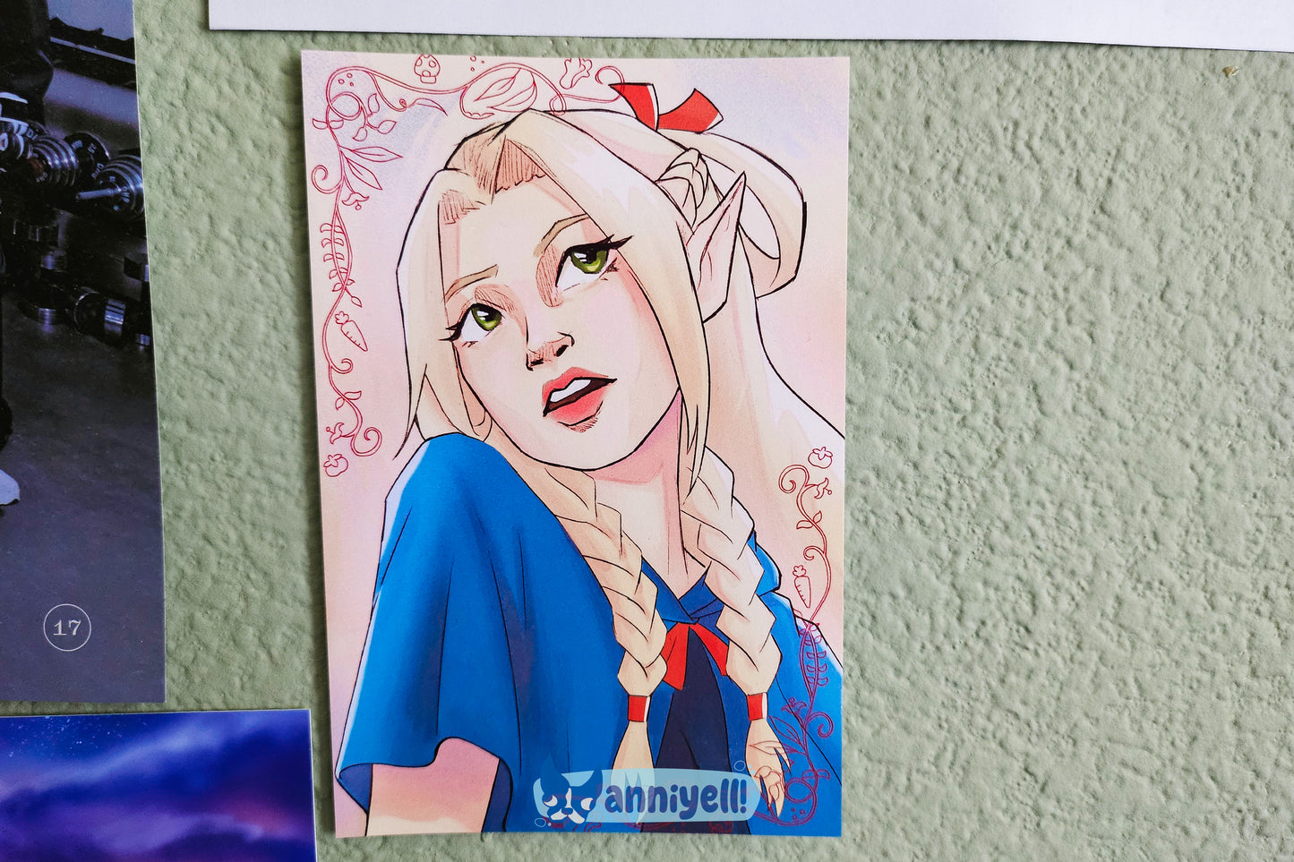 marcille Postcard Mini Art Print