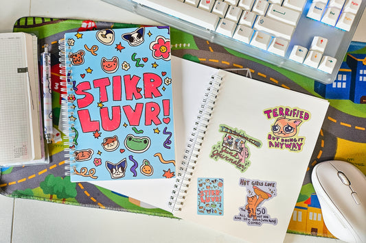 STIKR LUVR! Reusable Sticker Book