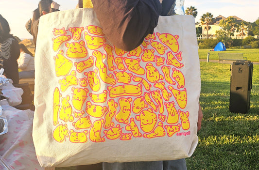 silly tigers! Jumbo Tote Bag