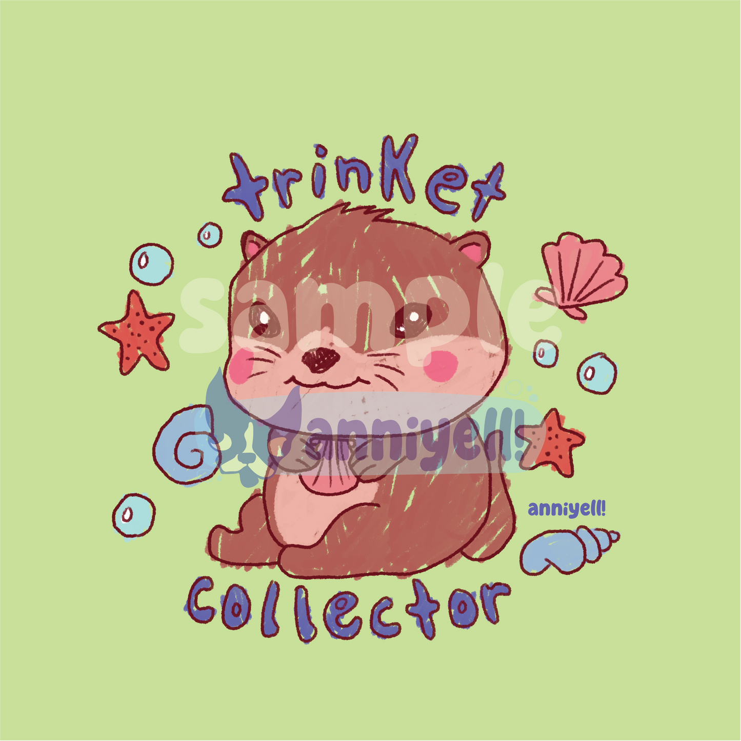 trinket collector Mini Art Print