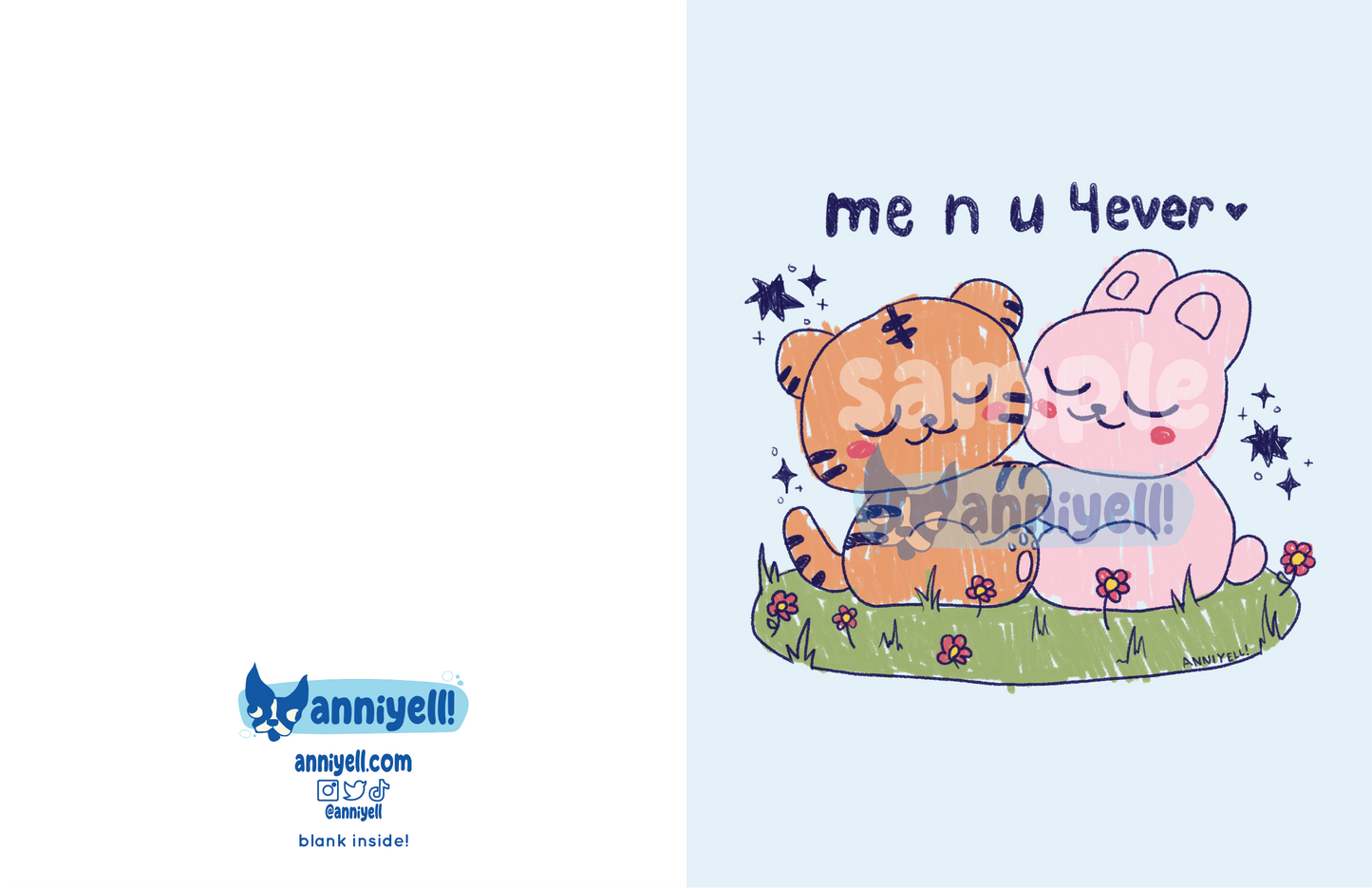 me n u 4ever Greeting Card