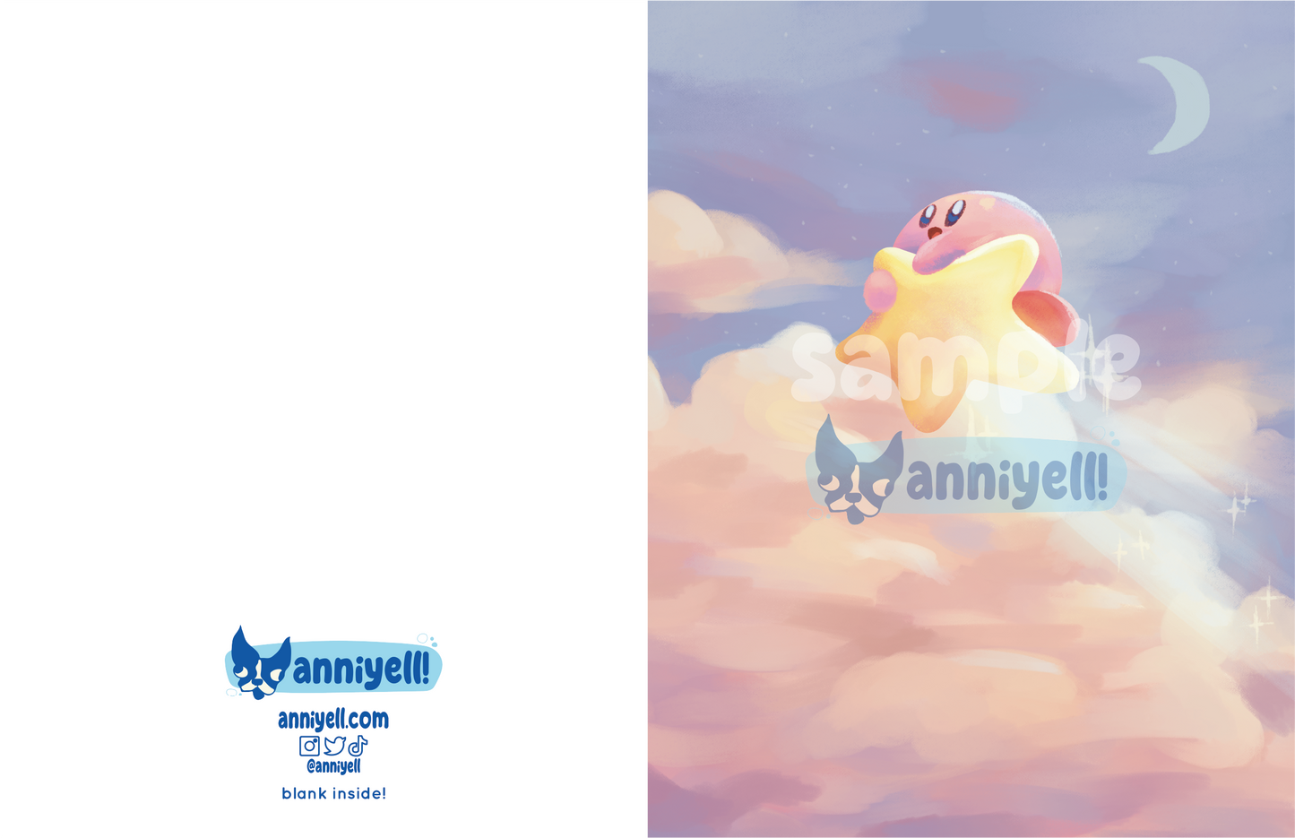 flyin kirby Greeting Card