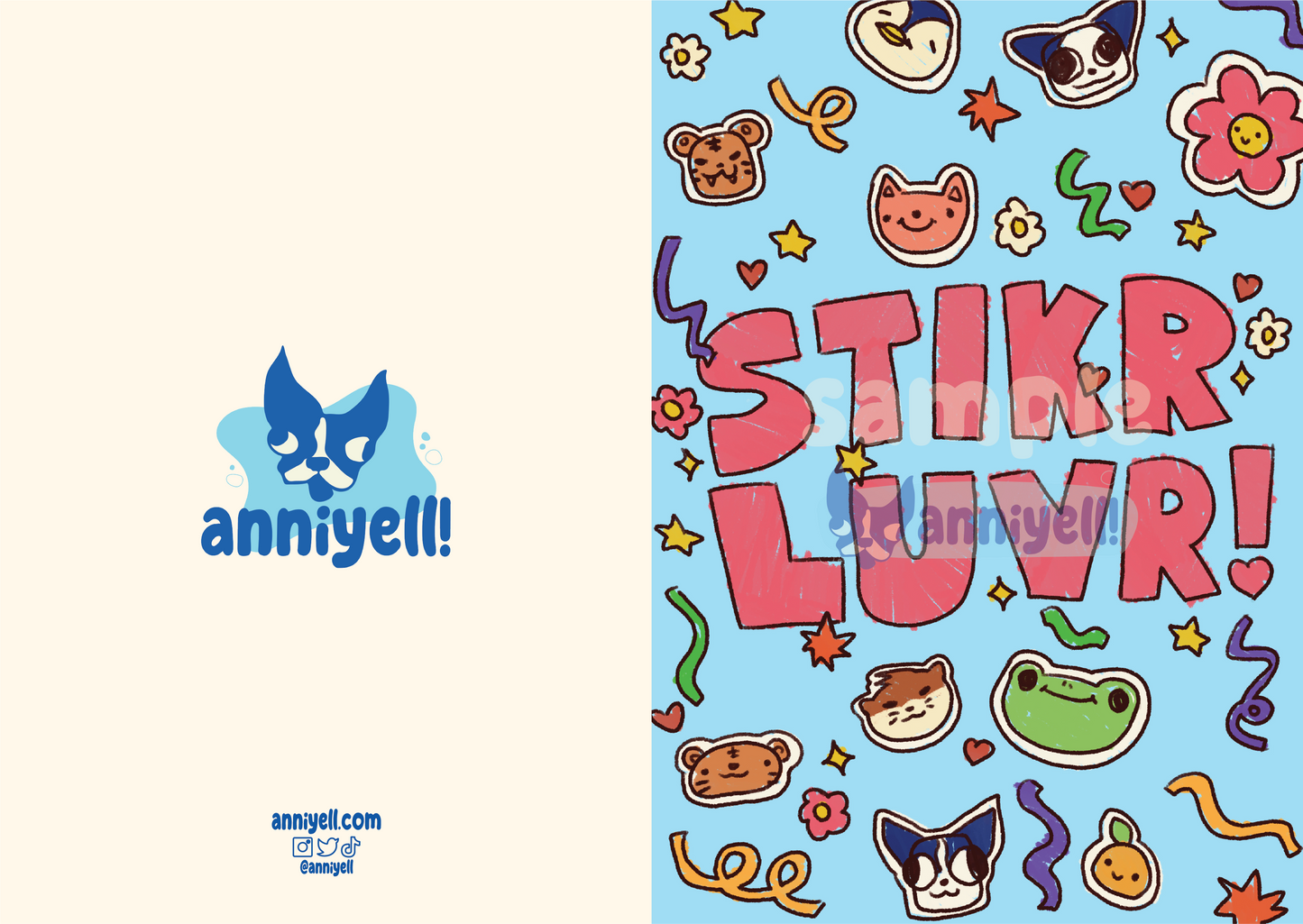 STIKR LUVR! Reusable Sticker Book