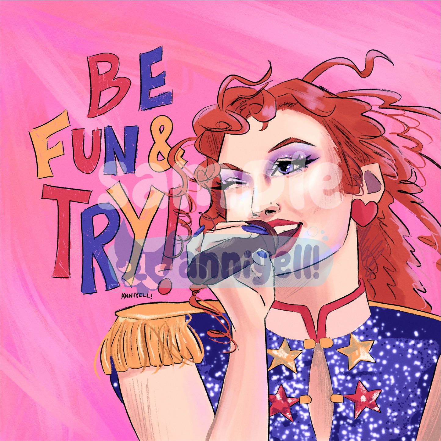 be fun and try chappell Art Print