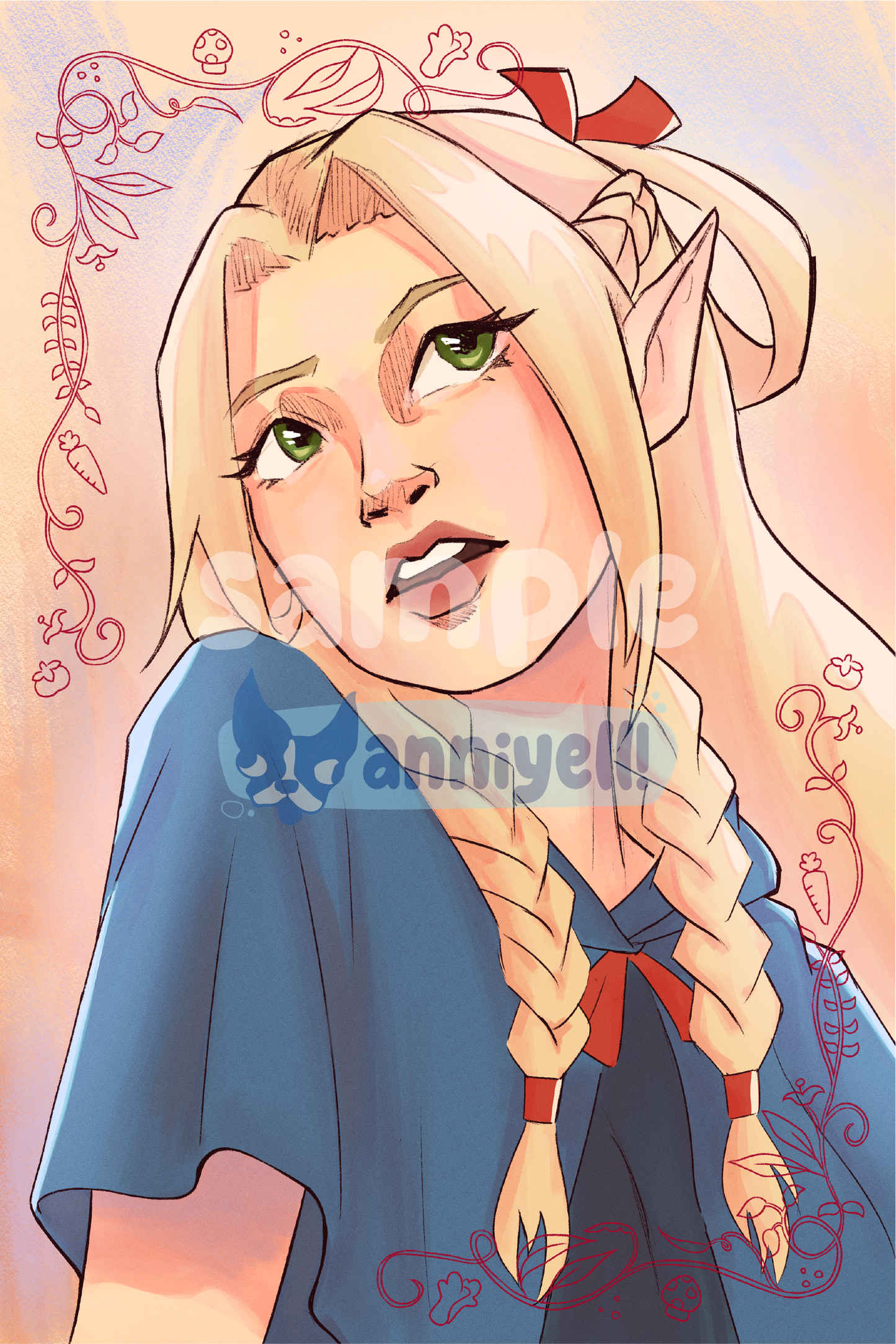 marcille Postcard Mini Art Print