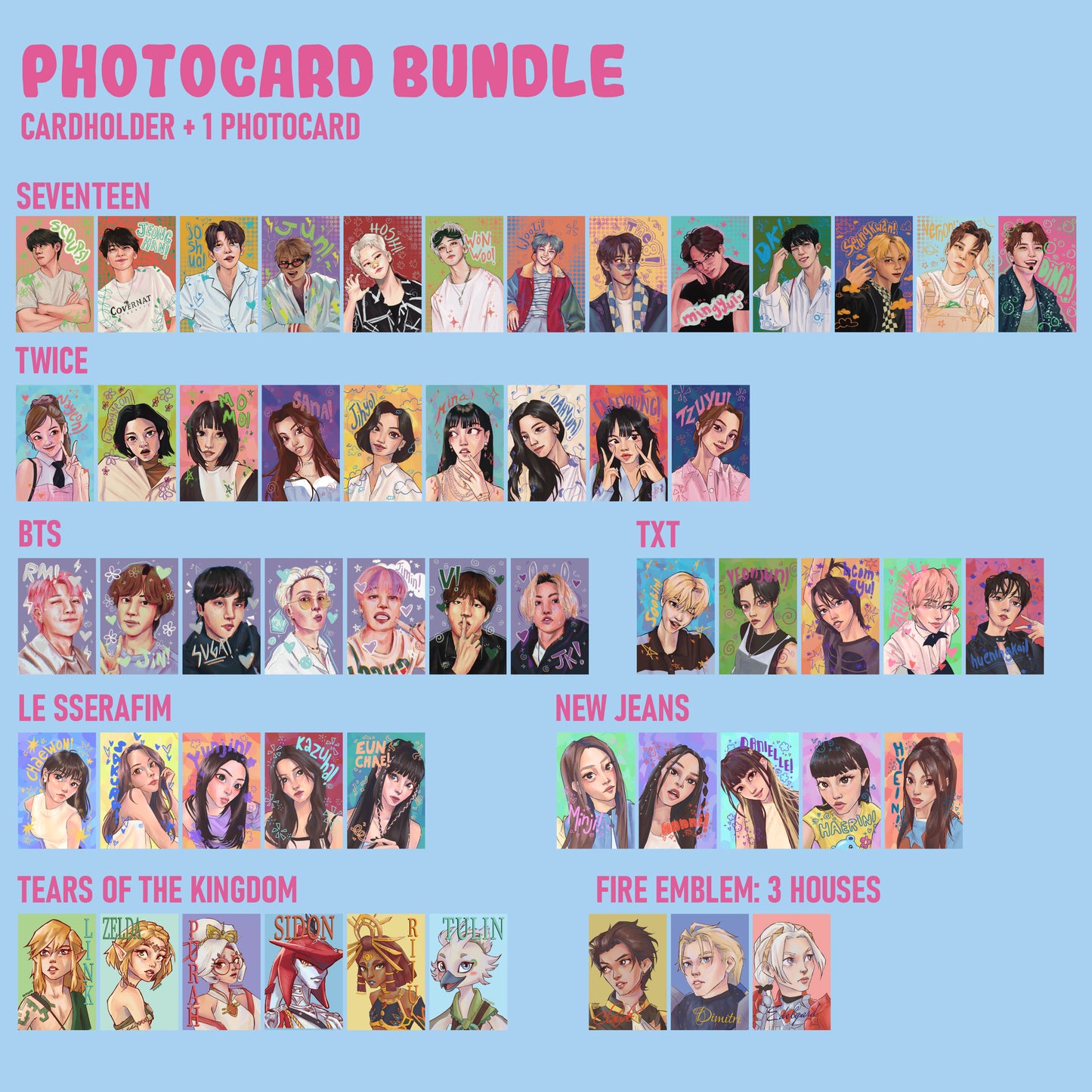 OMG! Acrylic Photocard Holder
