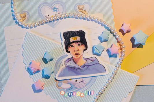 loverboy hoshi Die-Cut Sticker