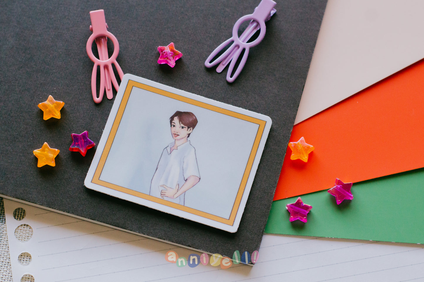 good boy jimin Die-Cut Sticker