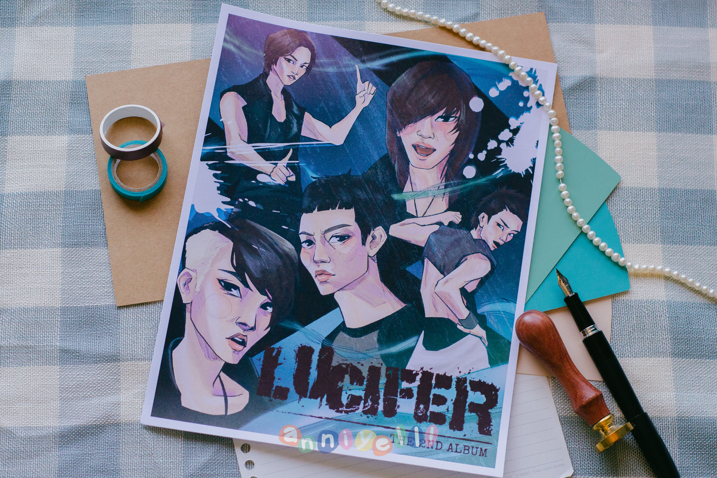 LUCIFER SHINee Art Print