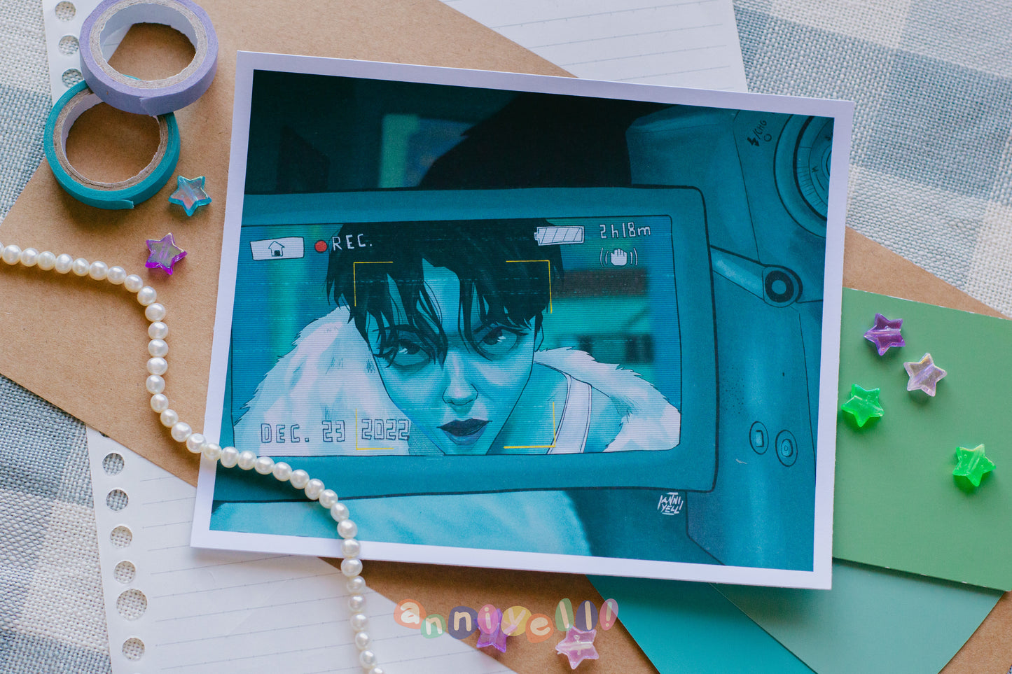 Black Eye Vernon Art Print