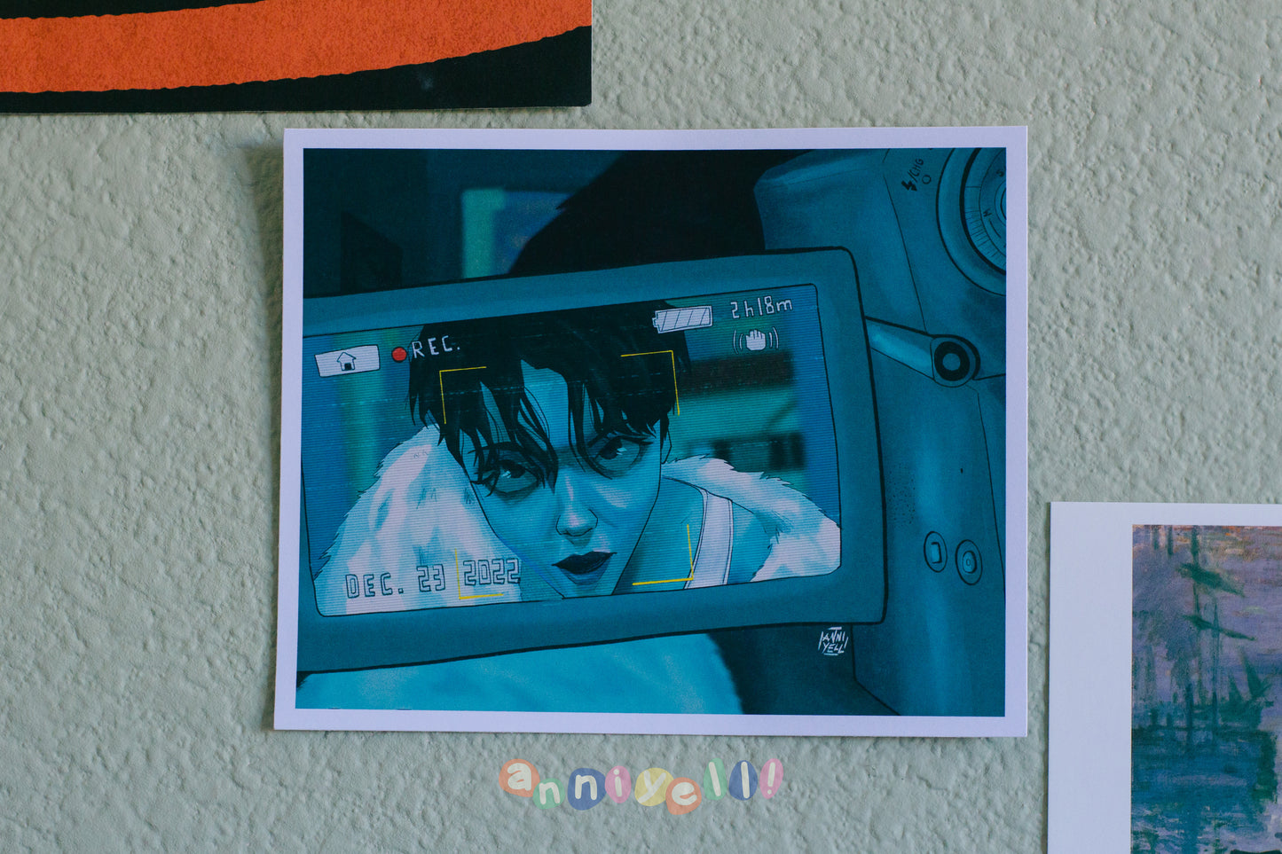 Black Eye Vernon Art Print