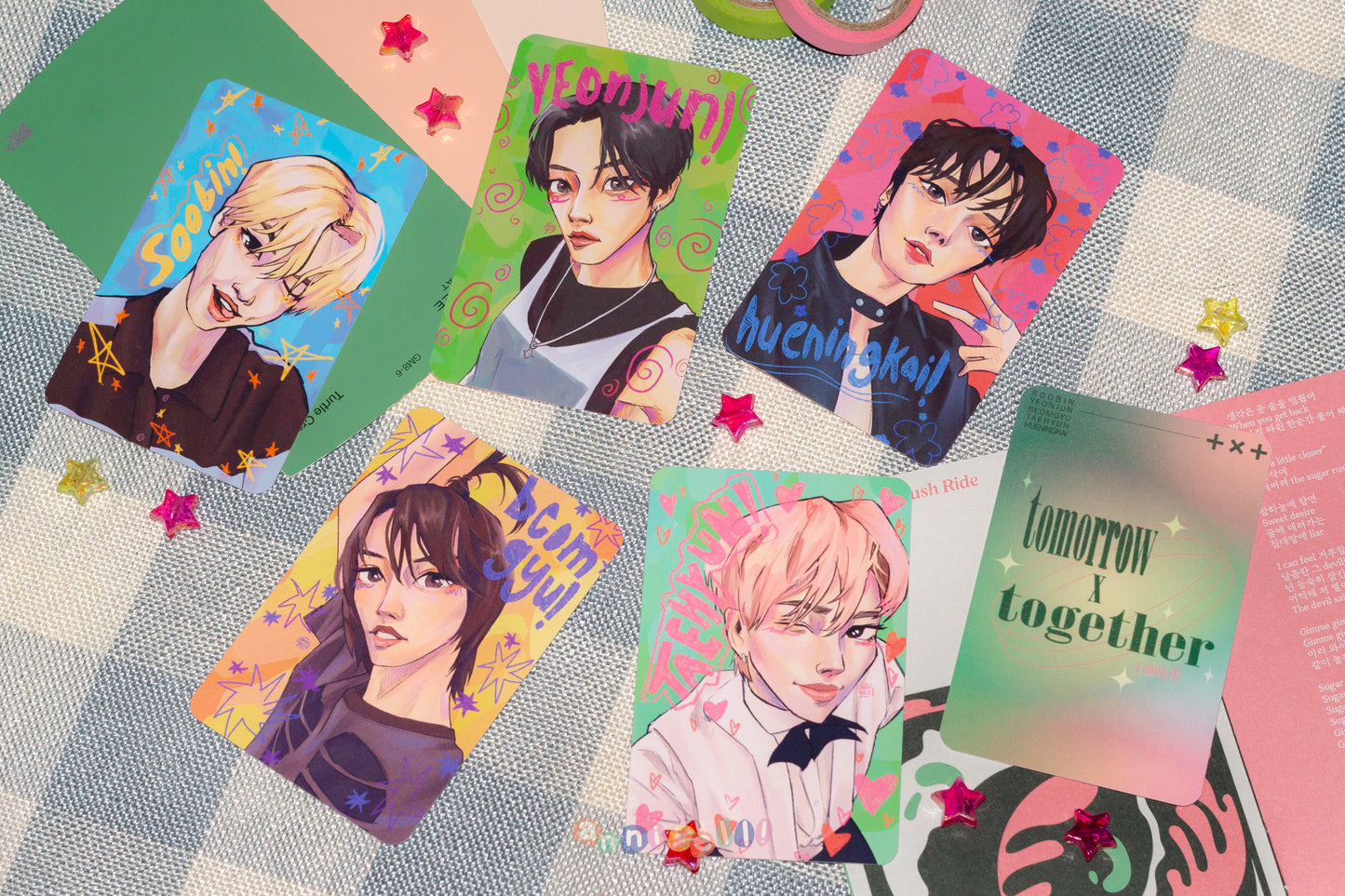 TXT Art Photocards
