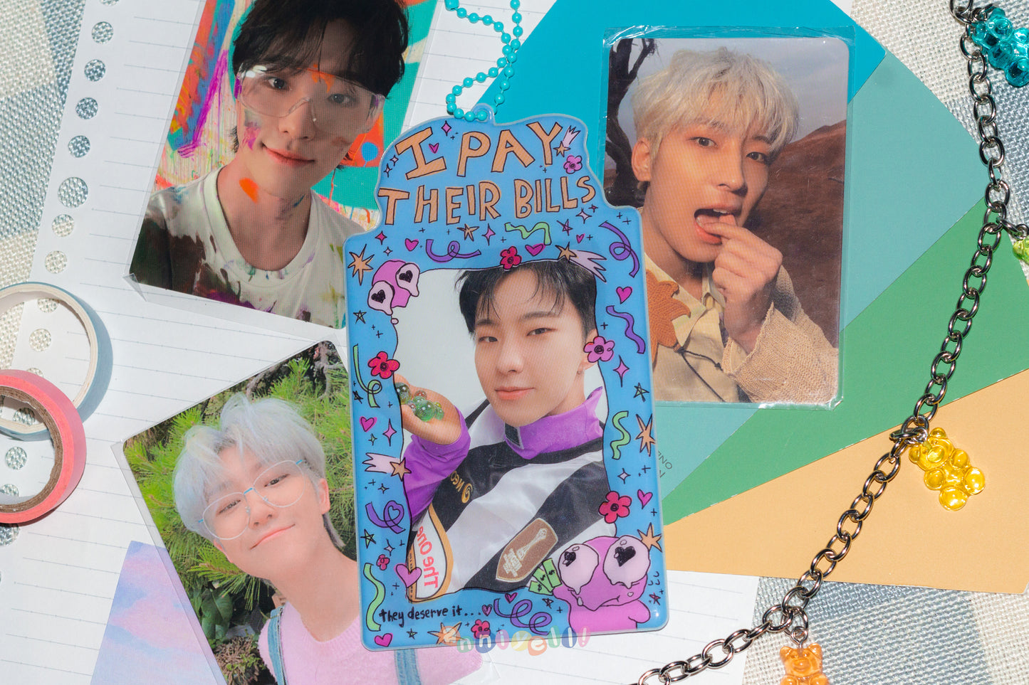 I PAY THEIR BILLS PVC Photocard Holder