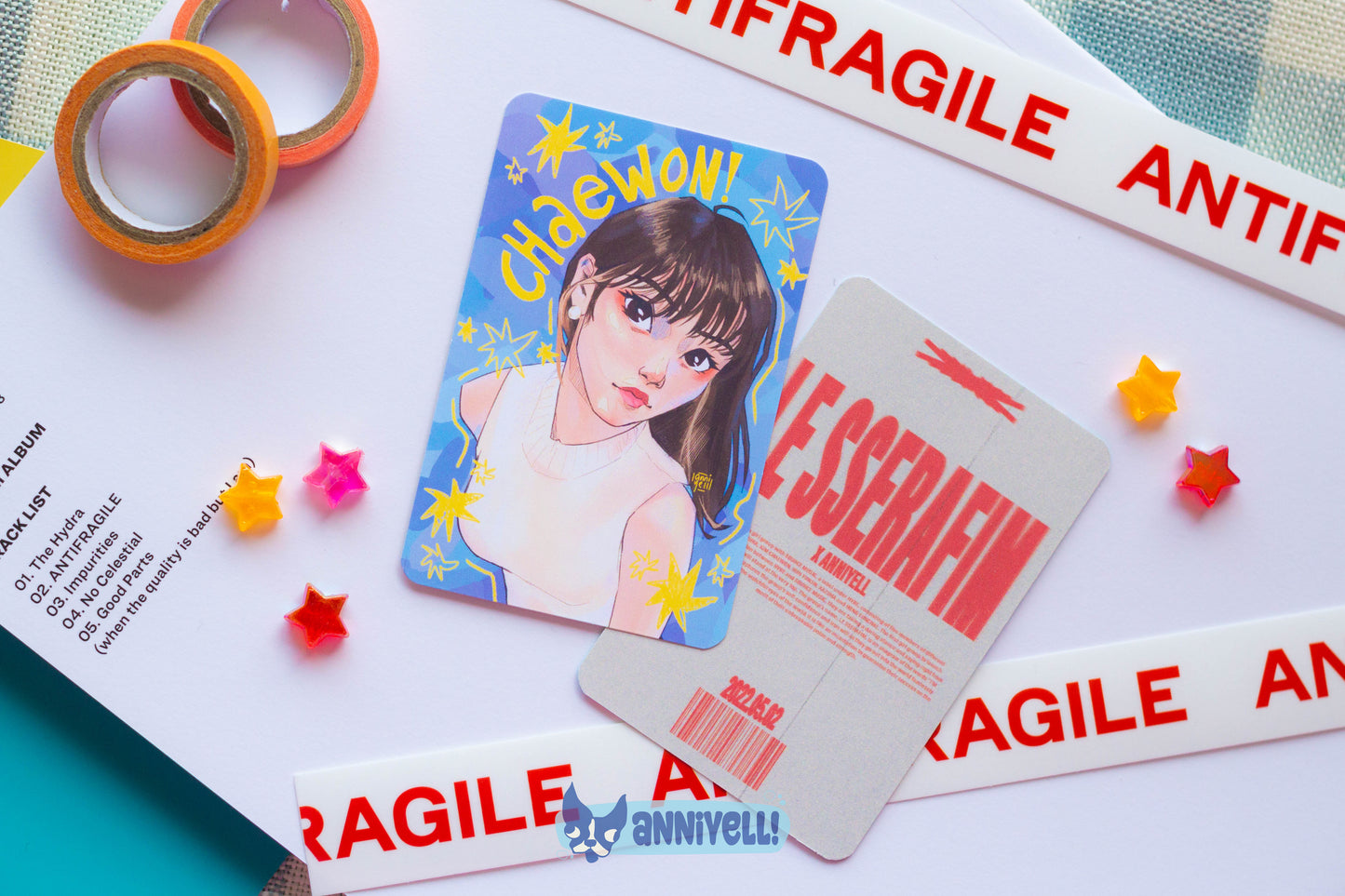 LE SSERAFIM Art Photocards