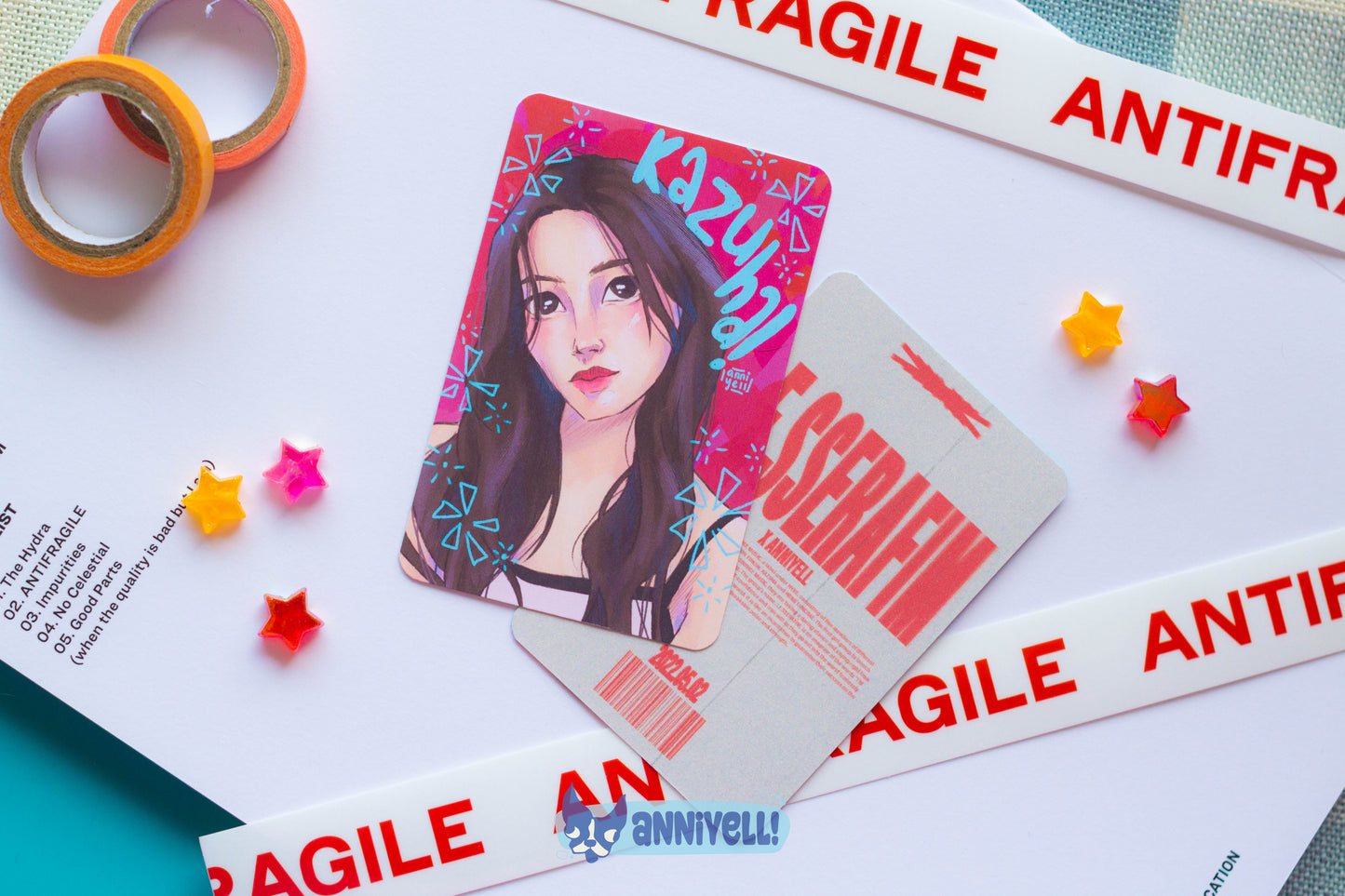 LE SSERAFIM Art Photocards
