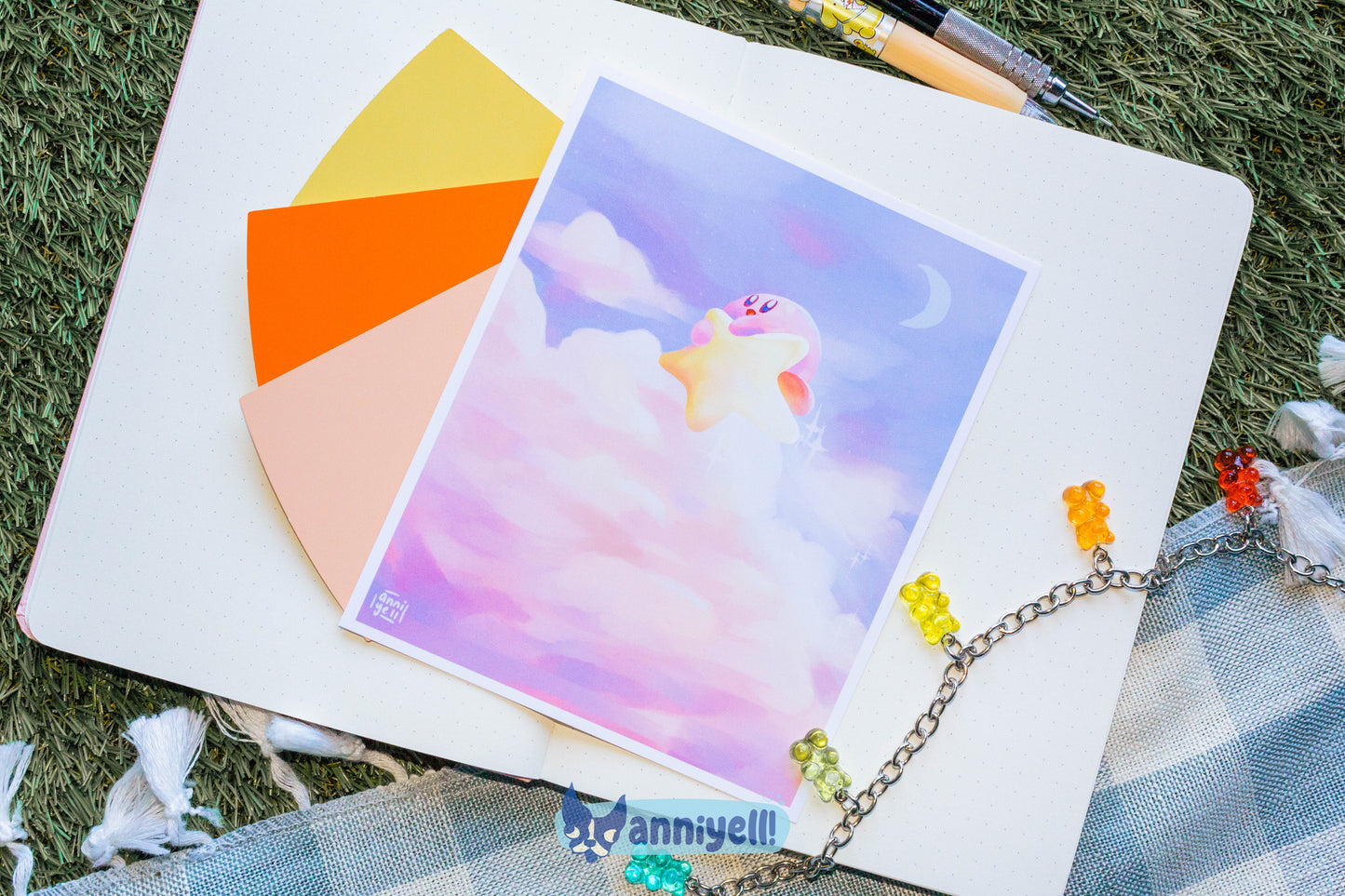 flyin' kirby Art Print