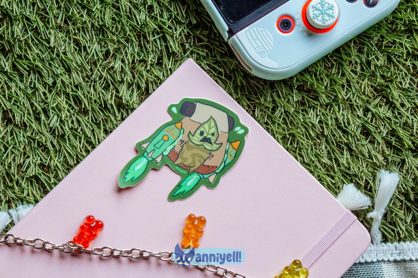 flying forest spirit Die-Cut Sticker