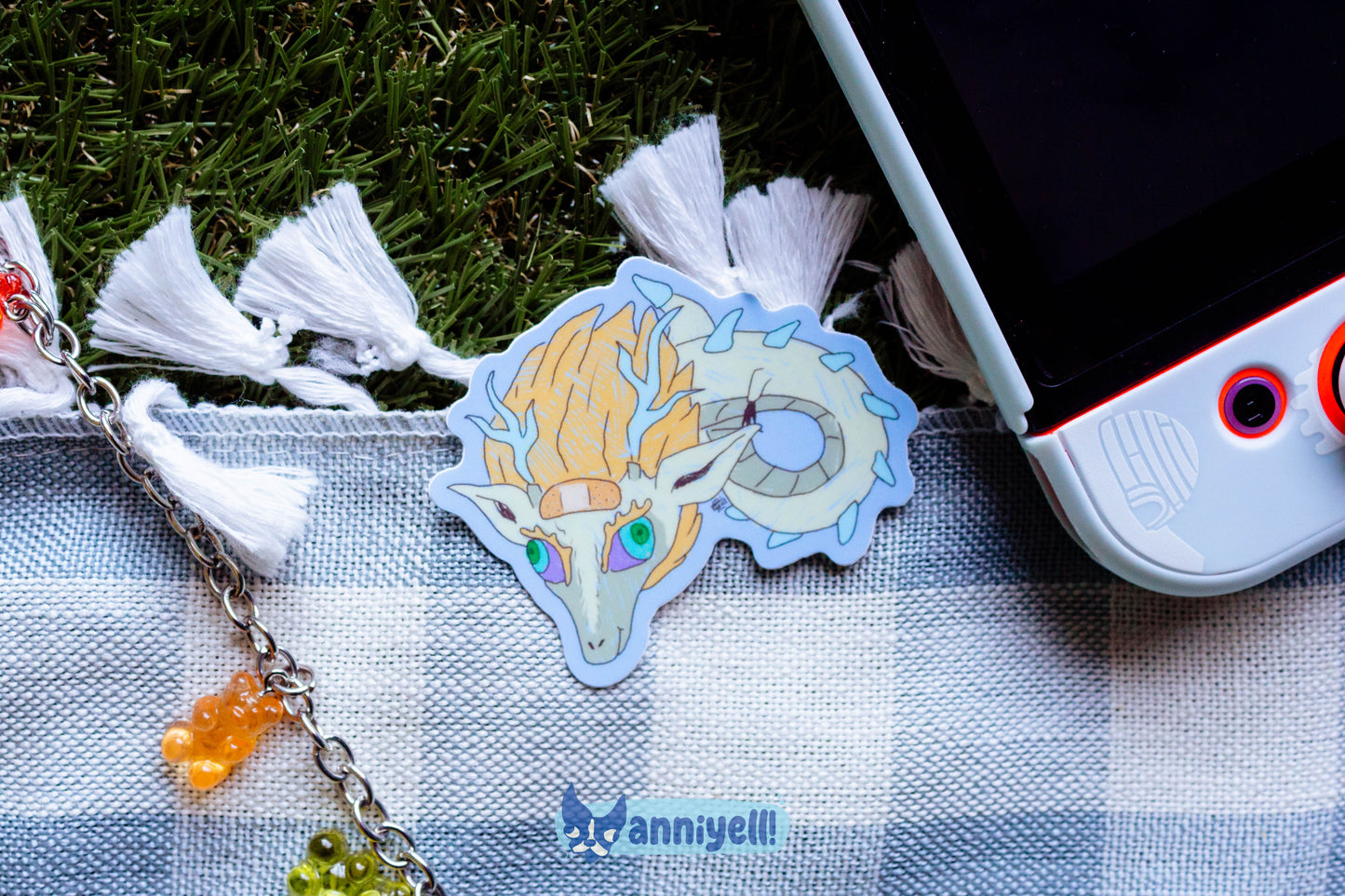 light dragon booboo Die-Cut Sticker