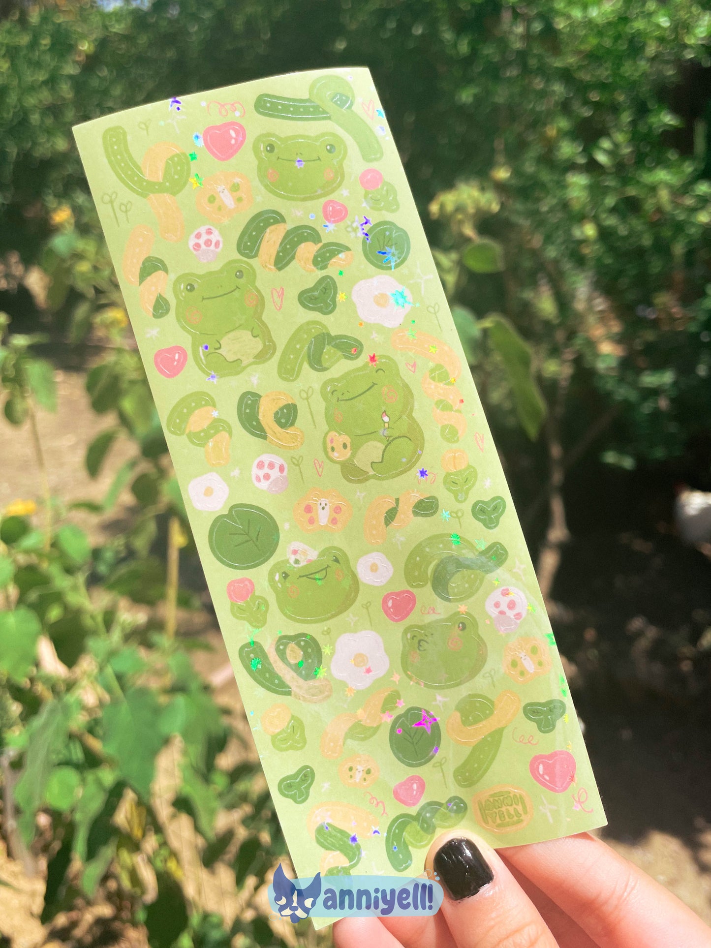 marty the frog! Deco Sticker Sheet