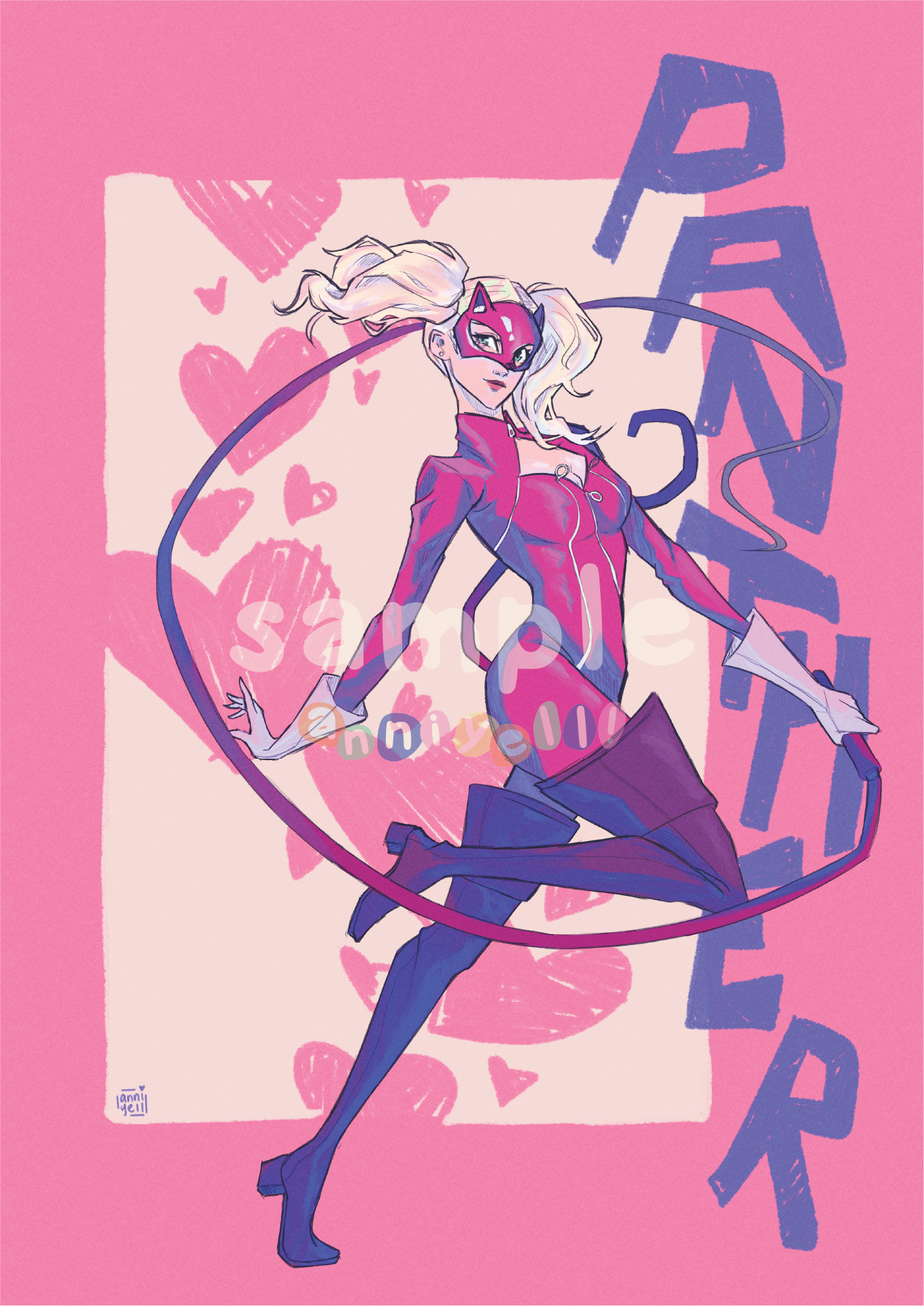 P5 Panther Art Print