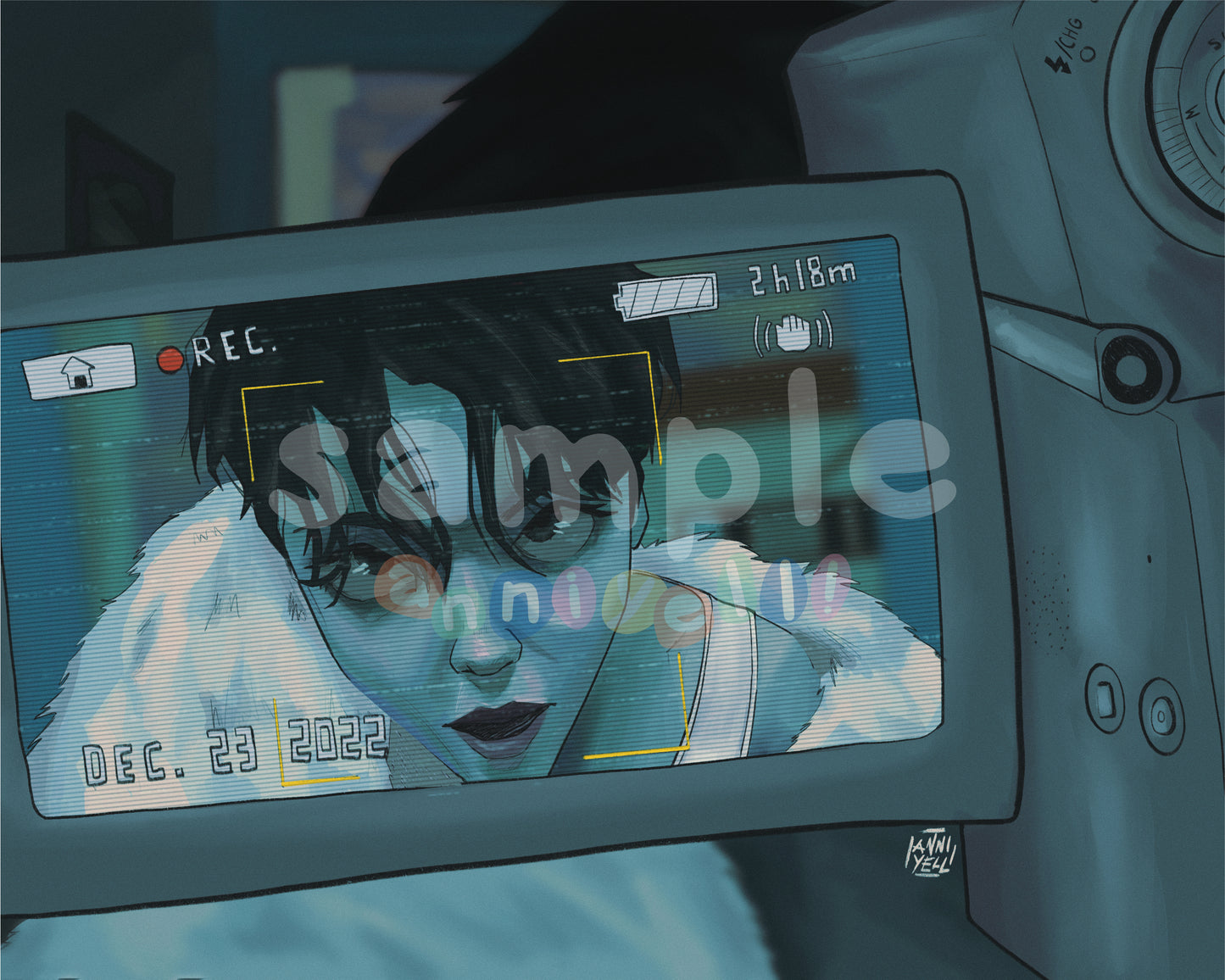 Black Eye Vernon Art Print