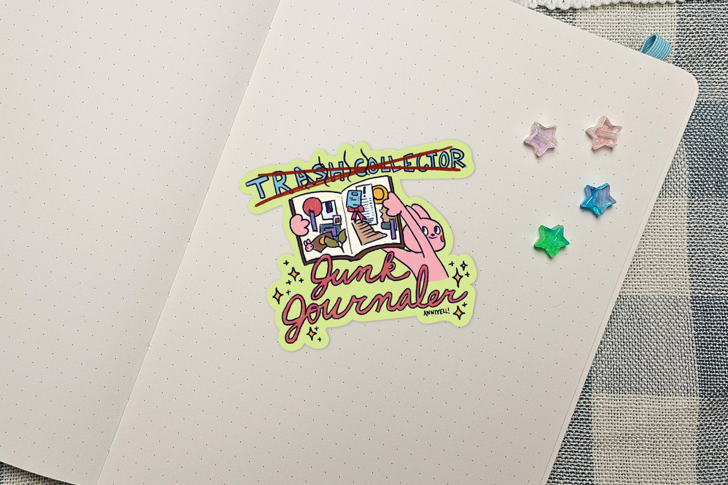 junk journaler Die-Cut Sticker