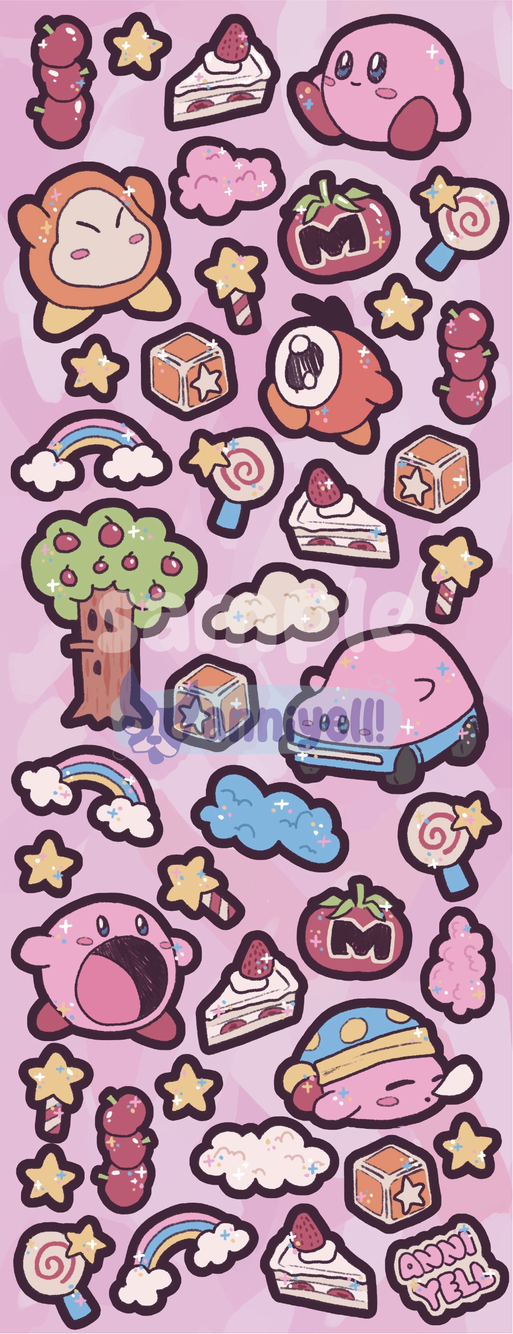 dreamland! Deco Sticker Sheet
