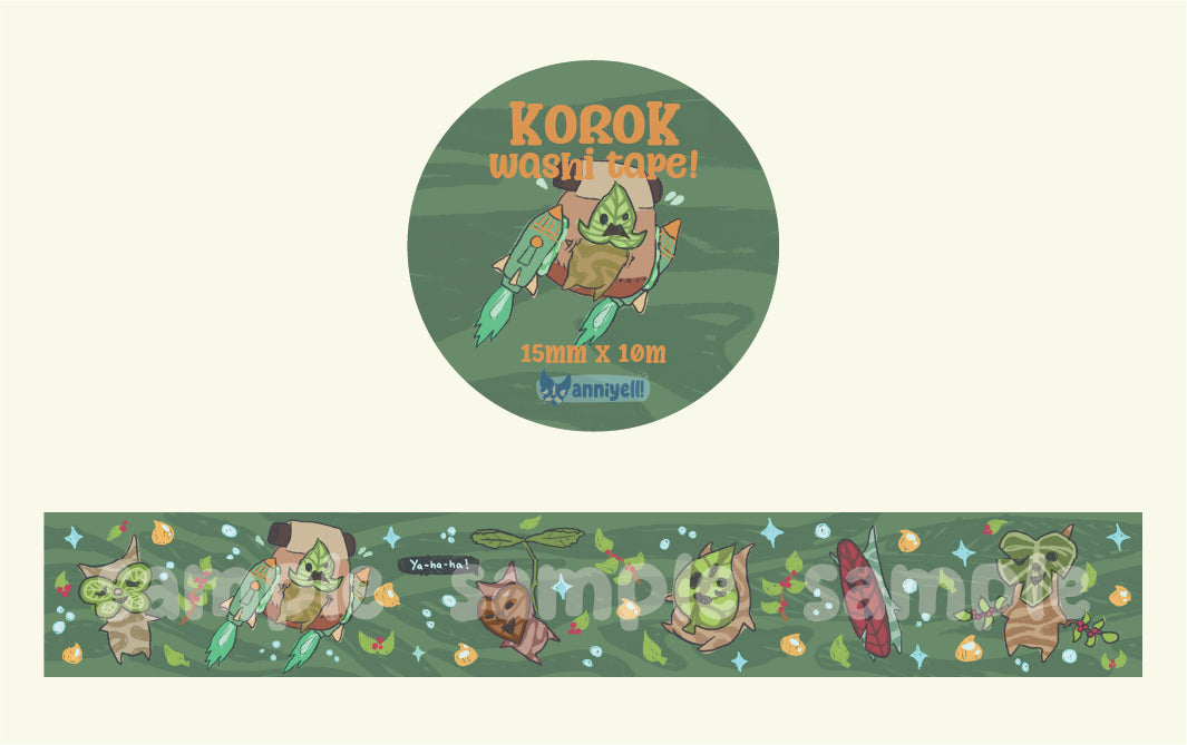 forest spirits! Washi Tape