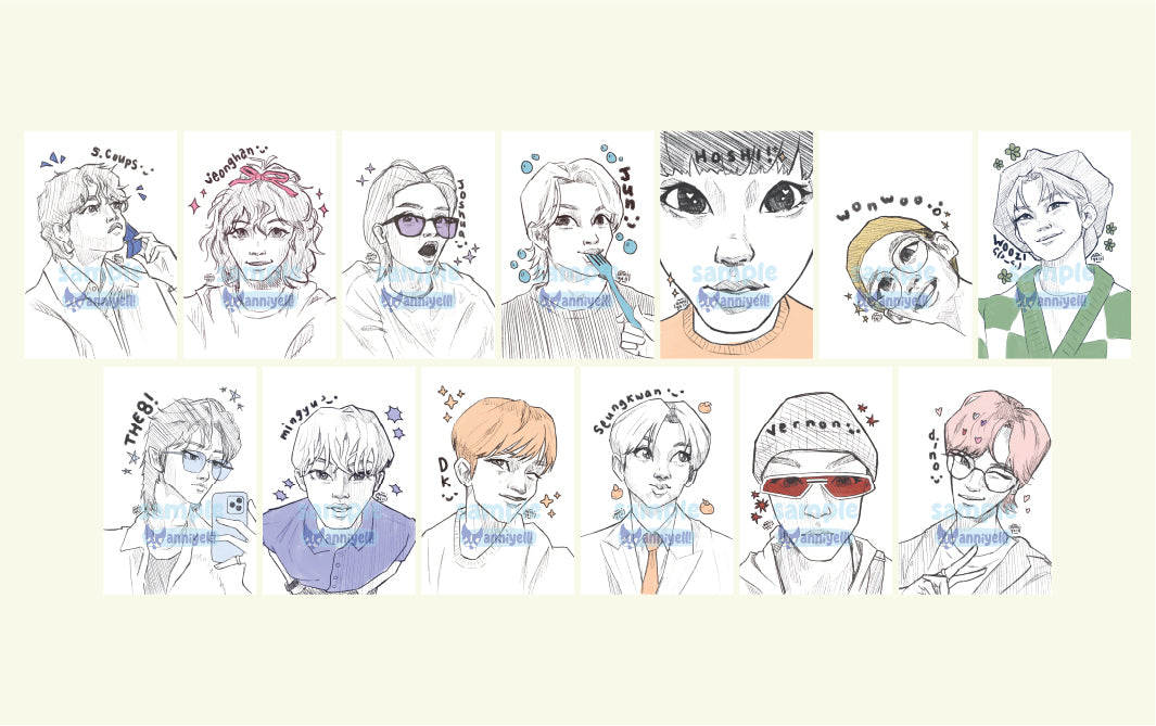 seventeen doodles lucky draw!