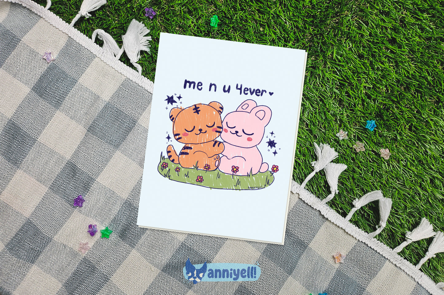 me n u 4ever Greeting Card