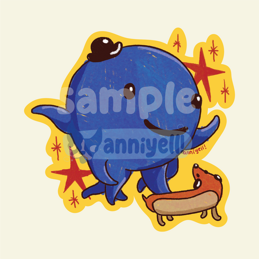 oswald Die-Cut Sticker