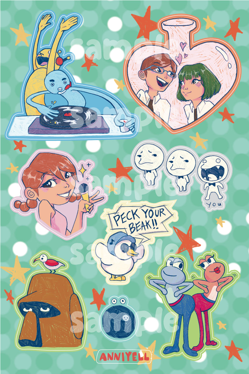 remix! Sticker Sheet