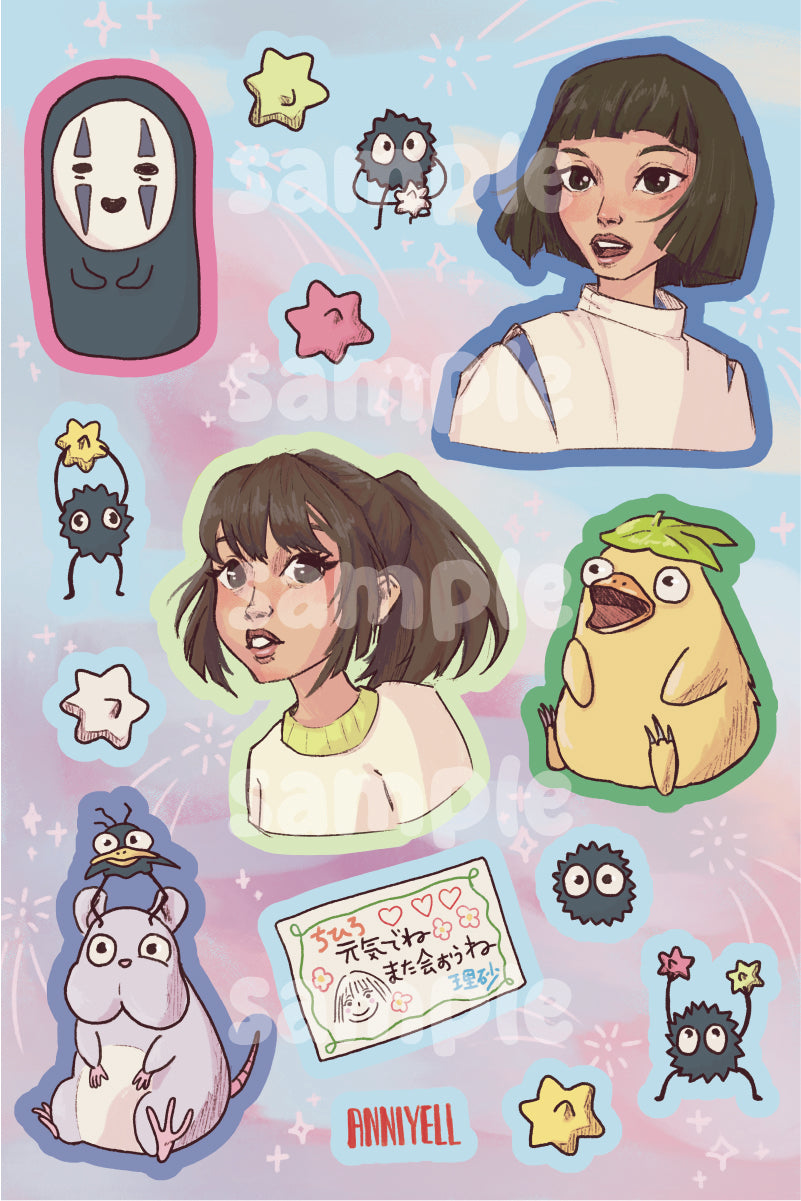 spirits Sticker Sheet