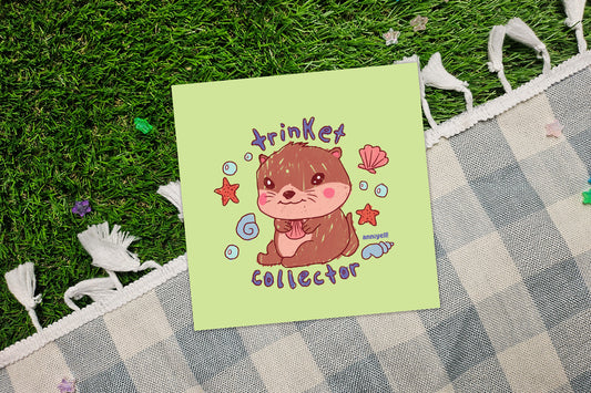 trinket collector Mini Art Print