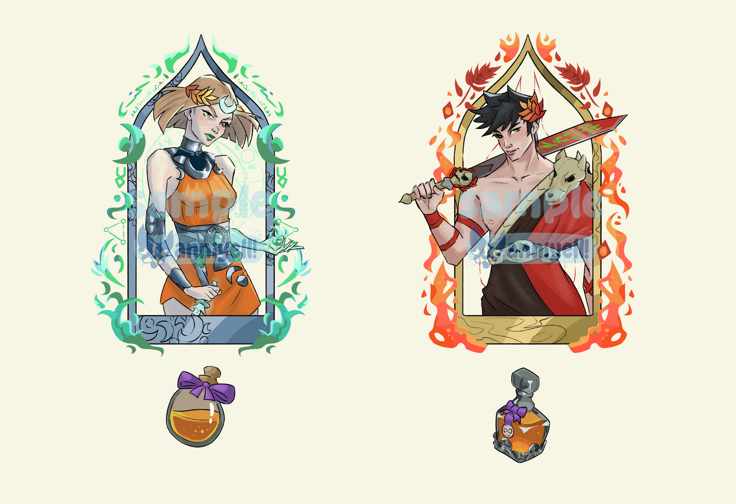 hades Acrylic Keychains