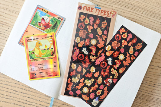 fire types! Deco Sticker Sheet