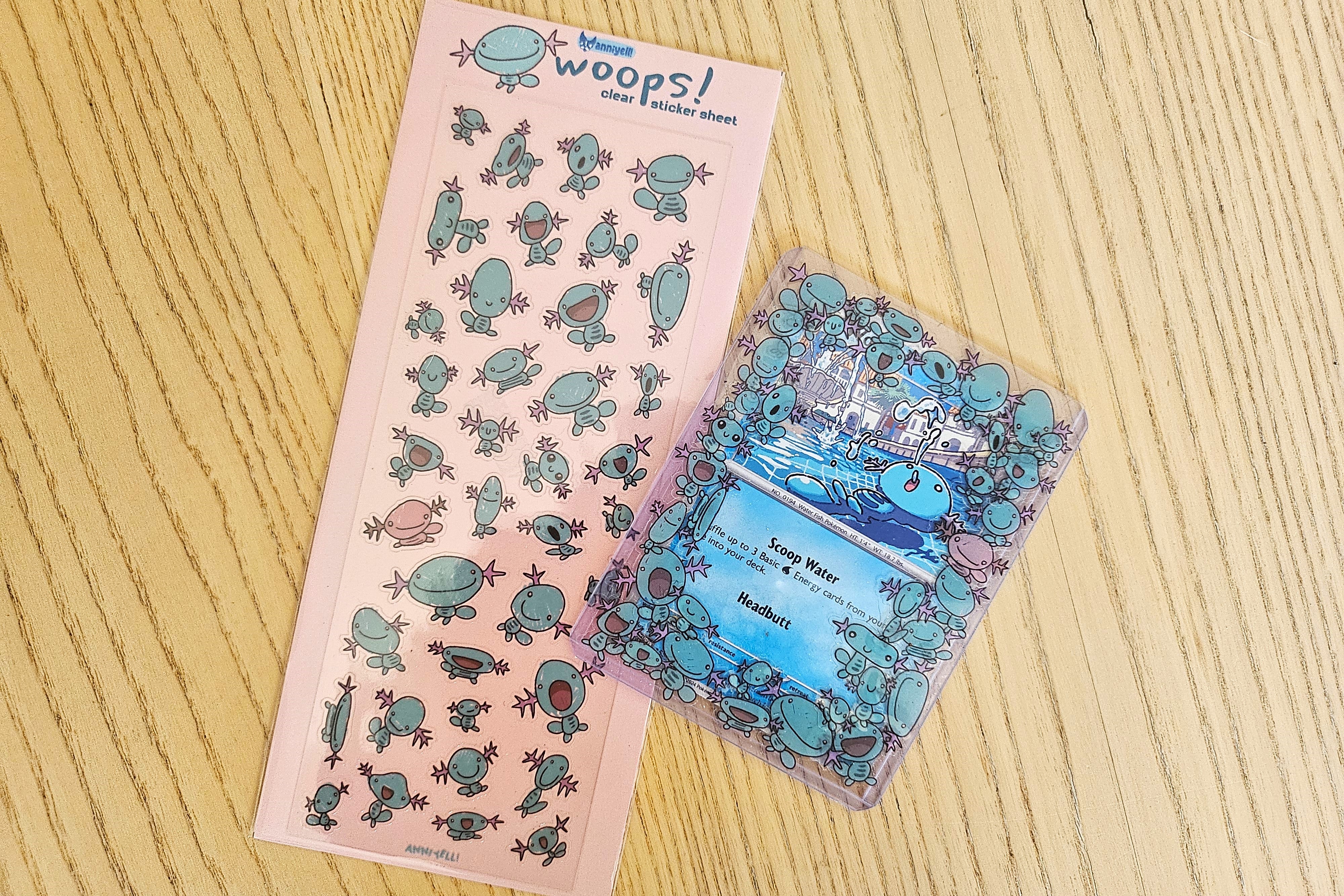 Woops Sticker Pack woops! Clear Deco Sticker Sheet – anniyell