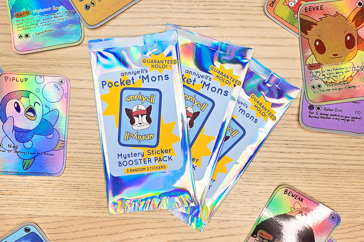 Pocket 'Mons Mystery Sticker Booster Pack
