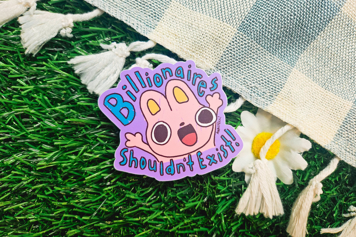 billionaires shouldn't exist Die-Cut Sticker