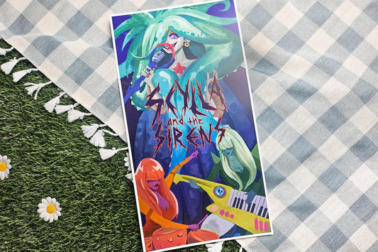 scylla and the sirens Art Print