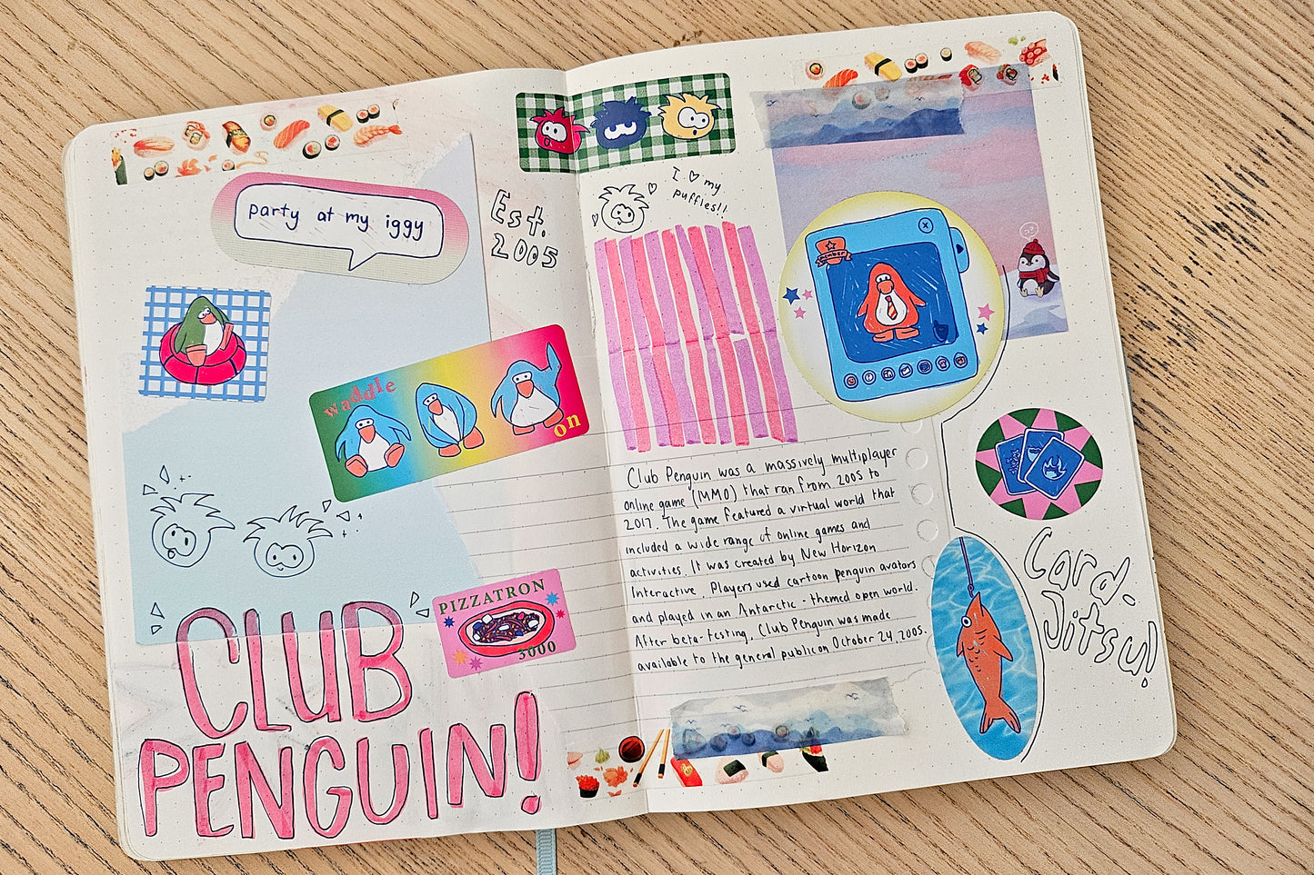 penguin party! Sticker Sheet