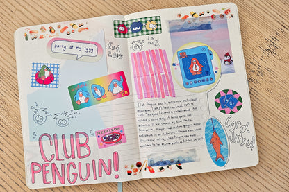 penguin party! Sticker Sheet