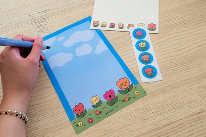 tulip garden Letter Writing Set